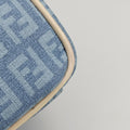 Zucchino Glitter Logo Blue PVC coated canvas 8BL068 2305/8BL/068/AP3/098ズッカ柄　ズッキーノ グリッターロゴ ブルー PVCコーティングキャンバス 8BL068 2305/8BL/068/AP3/098
