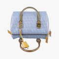 Zucchino Glitter Logo Blue PVC coated canvas 8BL068 2305/8BL/068/AP3/098ズッカ柄　ズッキーノ グリッターロゴ ブルー PVCコーティングキャンバス 8BL068 2305/8BL/068/AP3/098