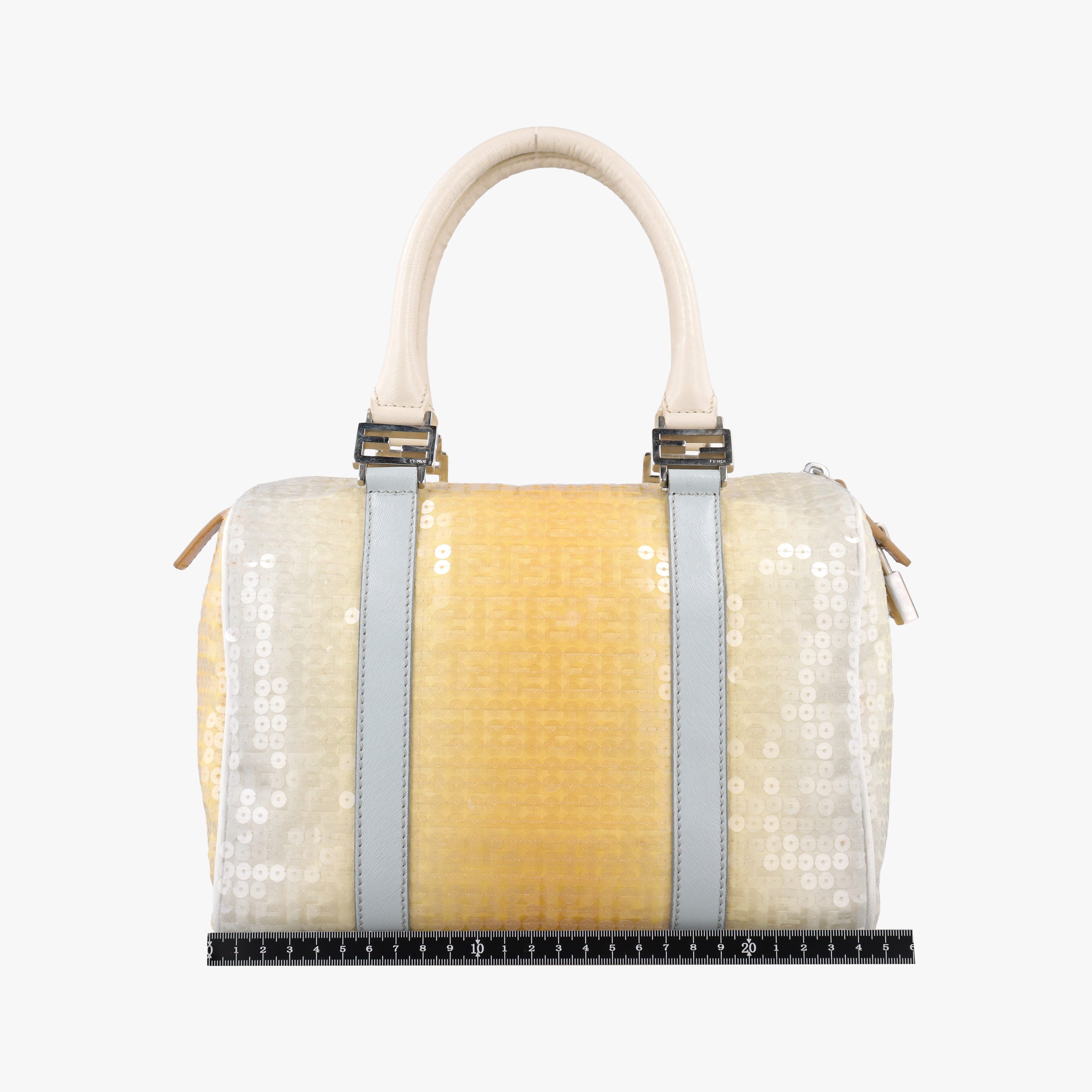 Zucchino Glitter Logo Yellow×Multicolour sequins 8BL068 2305/8BL068/AN9/098スパンコールイエローグラデーション イエロー×マルチカラー スパンコール 8BL068 2305/8BL068/AN9/098