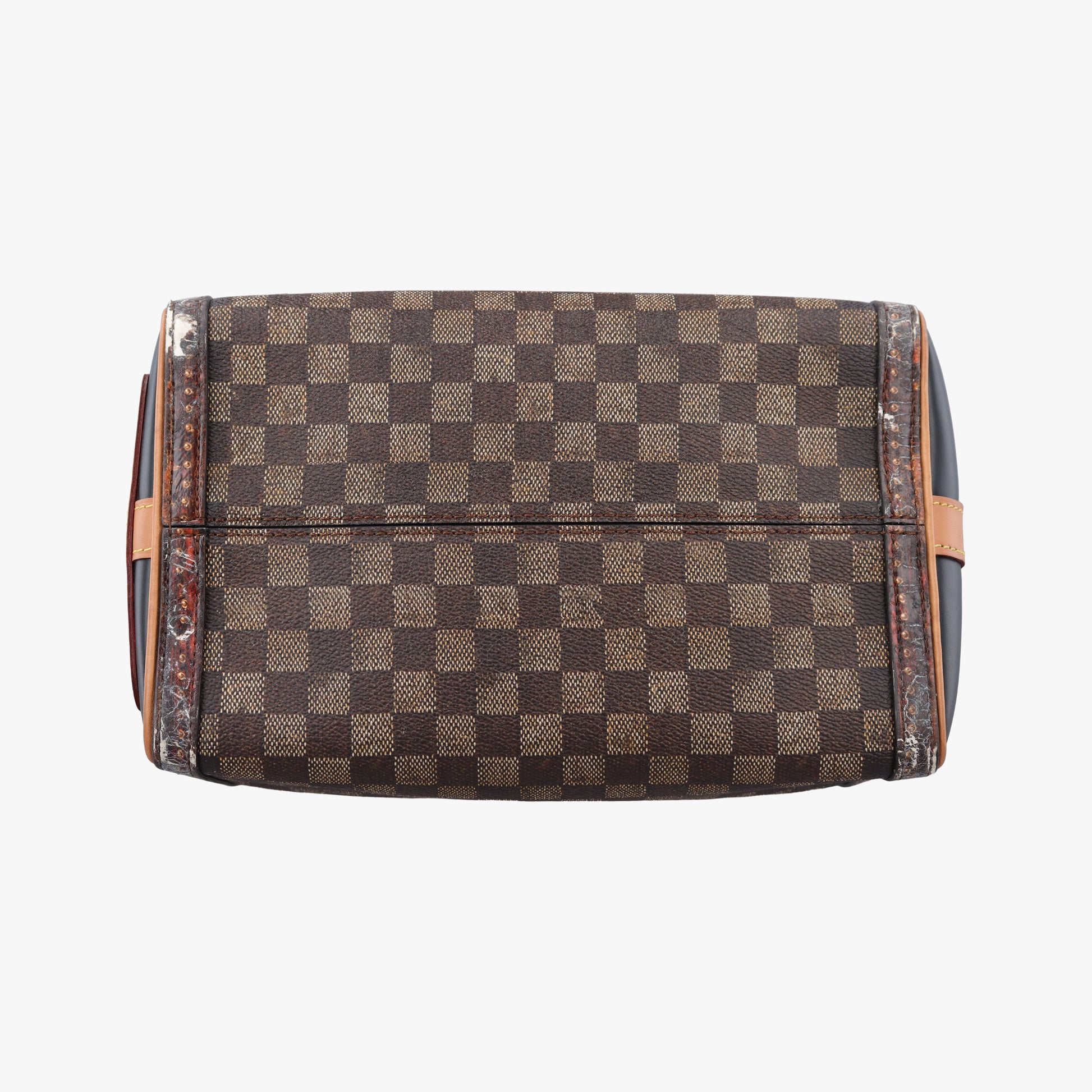 Time Trunk Speedy Bandouliere 25 Damier Ebene × Rouge Transformed Damier Canvas M52249 SN3118タイムトランク スピーディ バンドリエール 25 ダミエ・エベヌ × ルージュ トランスフォームド ダミエ キャンバス M52249 SN3118