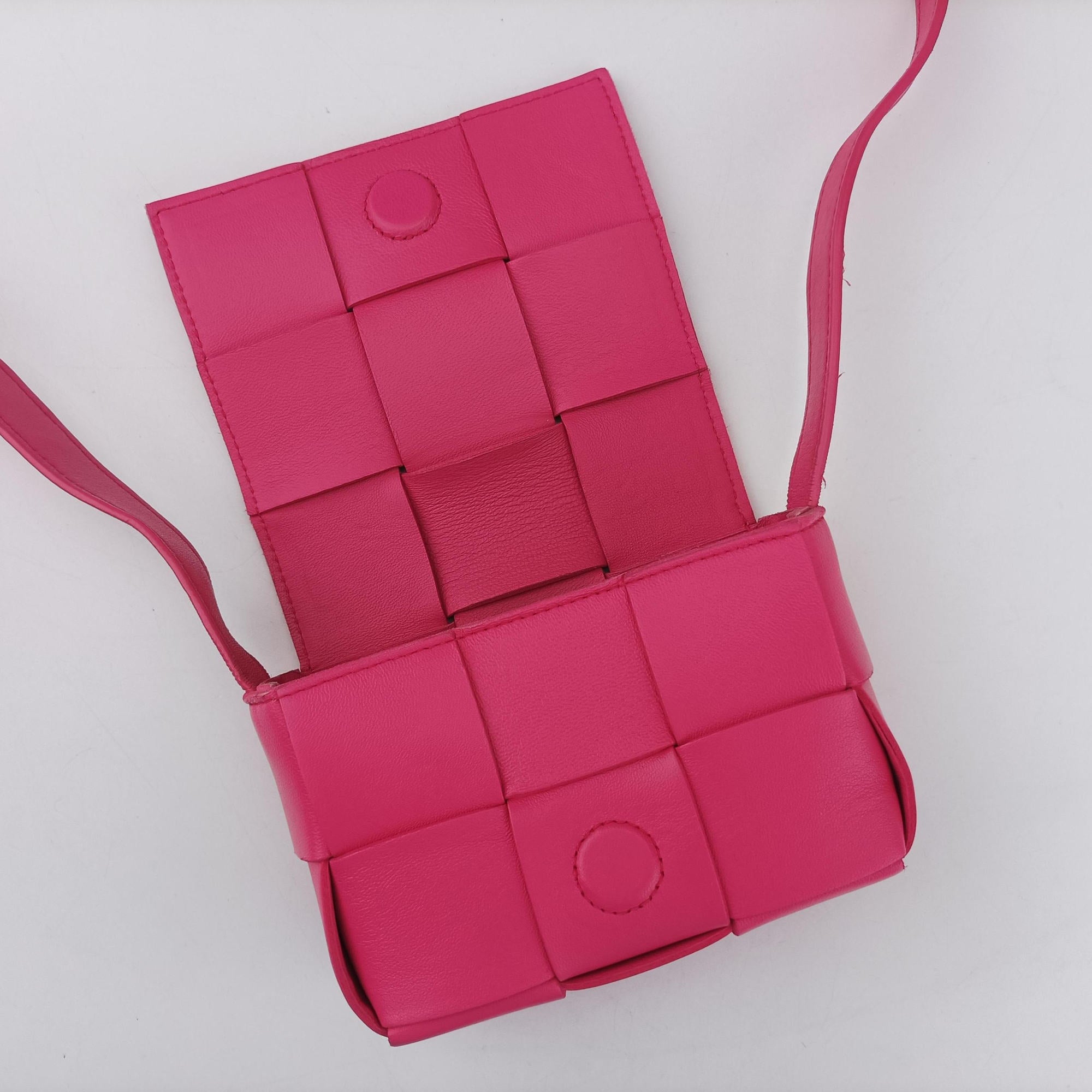 candy cassette Pink lambskin IC Chipキャンディカセット ピンク ラムスキン ICチップ