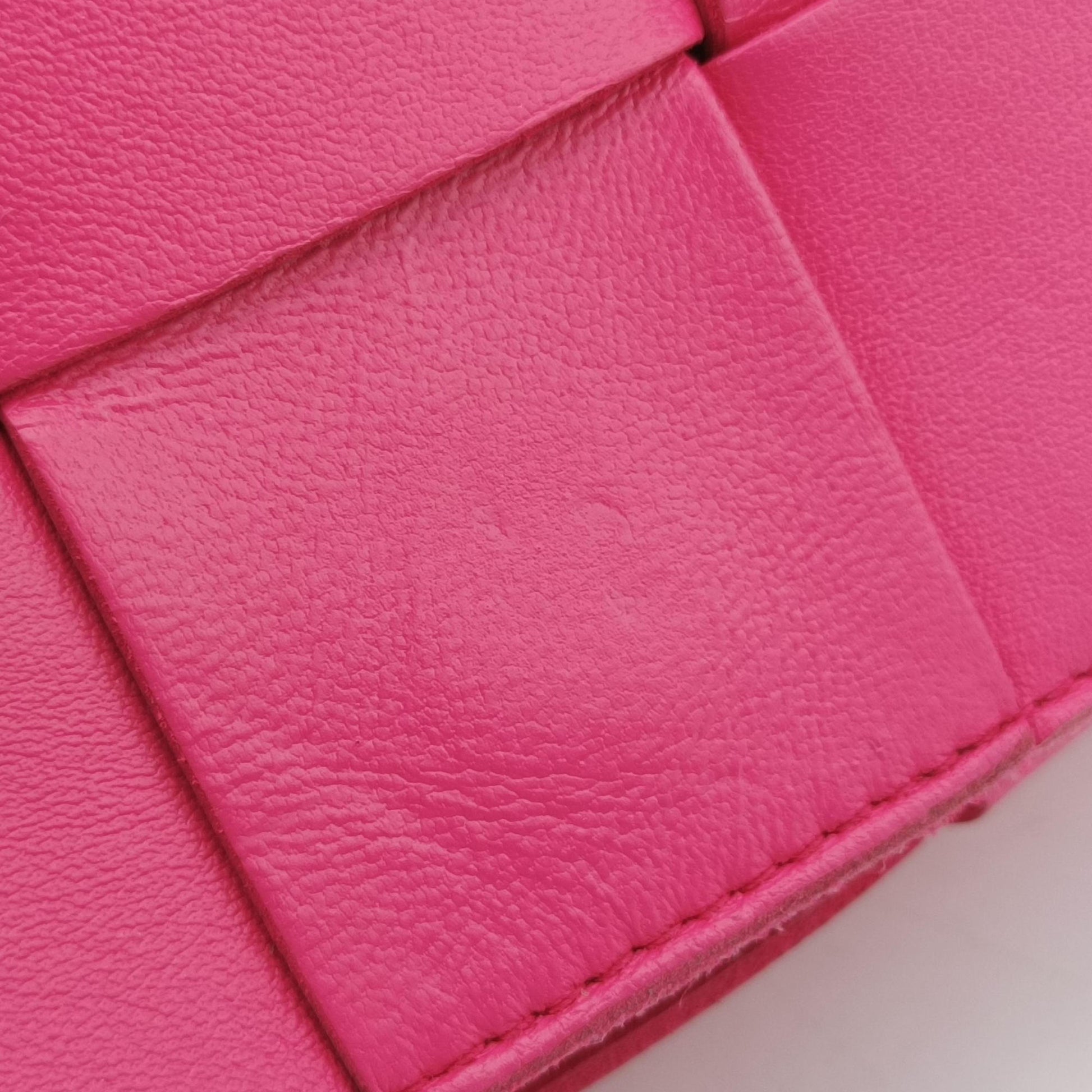 candy cassette Pink lambskin IC Chipキャンディカセット ピンク ラムスキン ICチップ