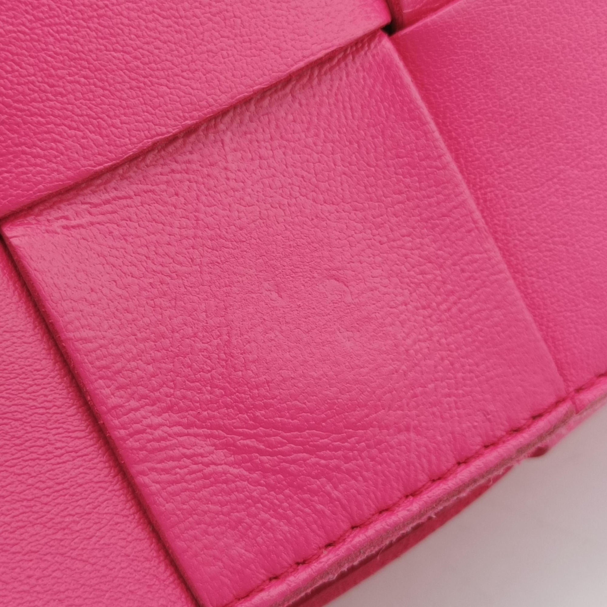 candy cassette Pink lambskin IC Chipキャンディカセット ピンク ラムスキン ICチップ