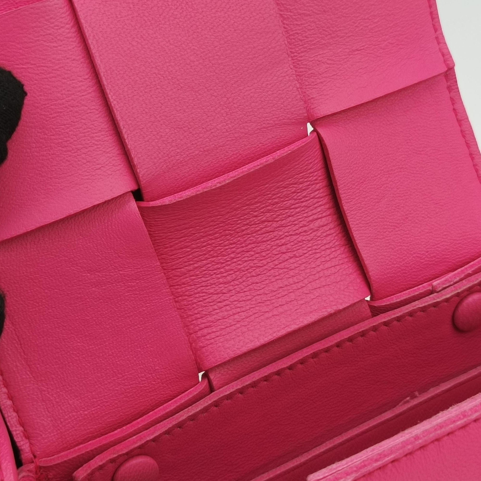 candy cassette Pink lambskin IC Chipキャンディカセット ピンク ラムスキン ICチップ