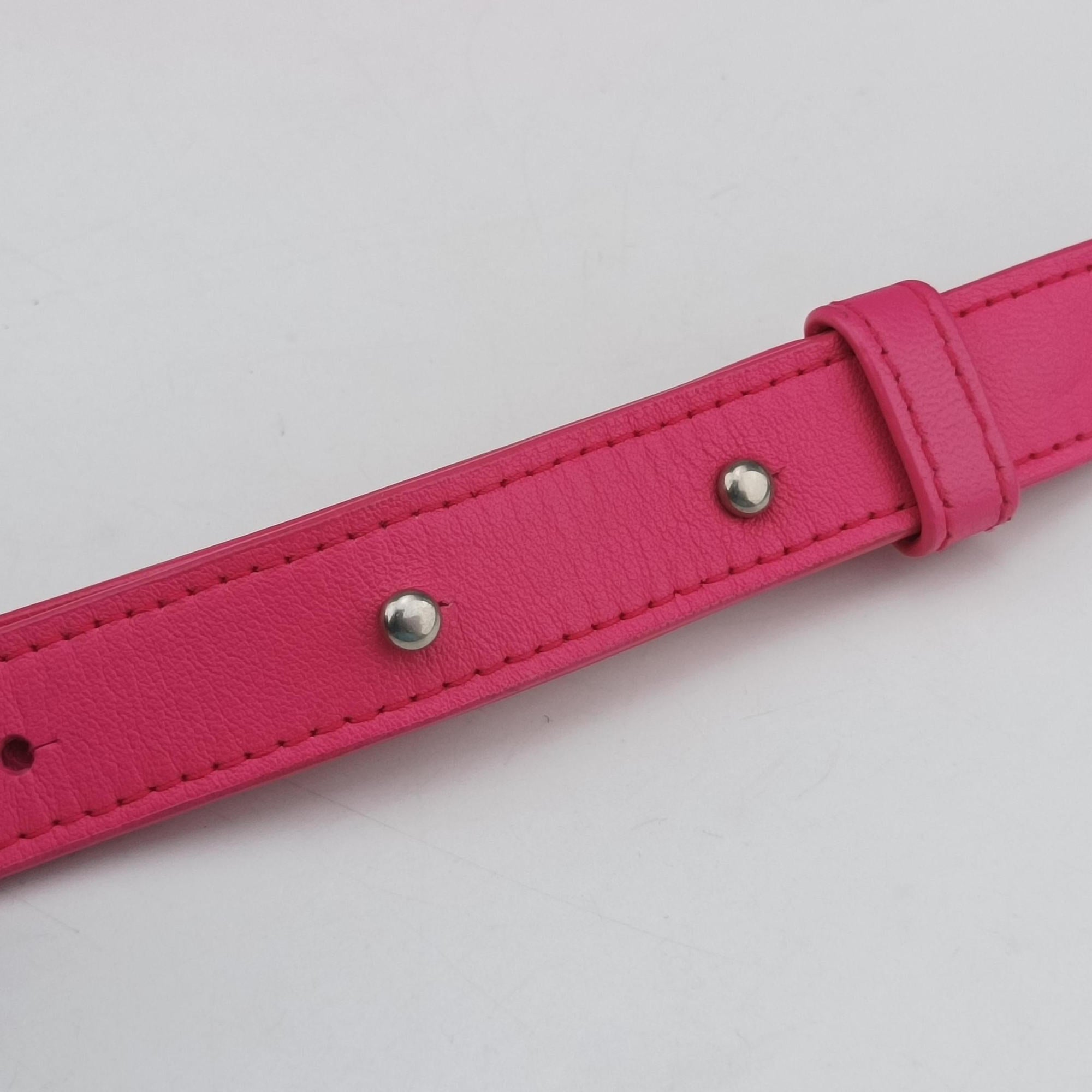 candy cassette Pink lambskin IC Chipキャンディカセット ピンク ラムスキン ICチップ