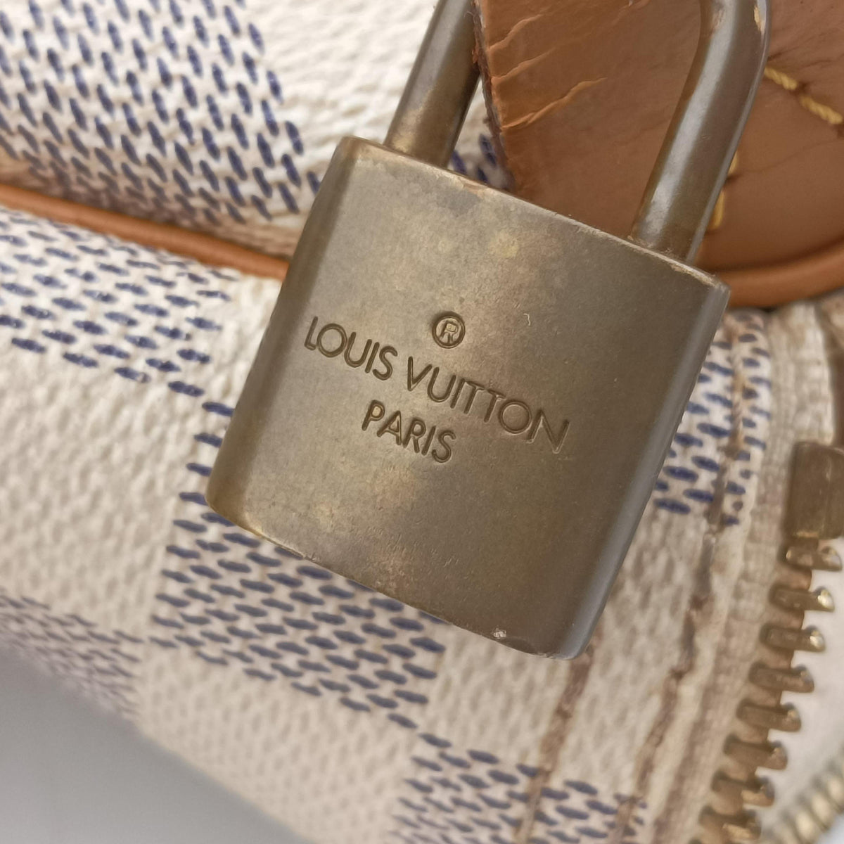 Vintage Louis Vuitton Speedy 30 AZUR Damier Canvas N41533 handbag | stylenewstar