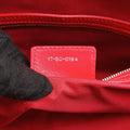 Lady Dior Cannage Soft Red Lambskin 17-BO-0194レディディオール カナージュ ソフト レッド ラムスキン 17-BO-0194