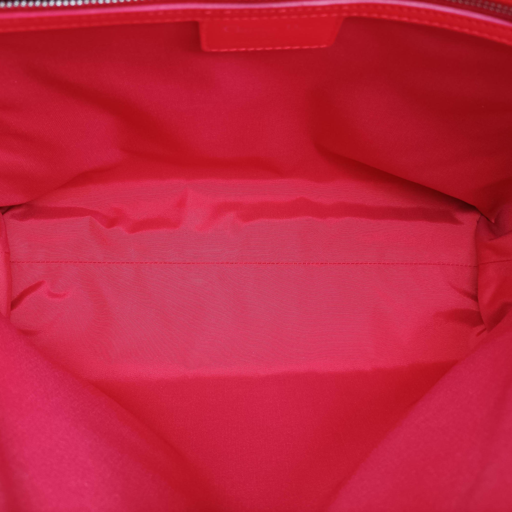 Lady Dior Cannage Soft Red Lambskin 17-BO-0194レディディオール カナージュ ソフト レッド ラムスキン 17-BO-0194