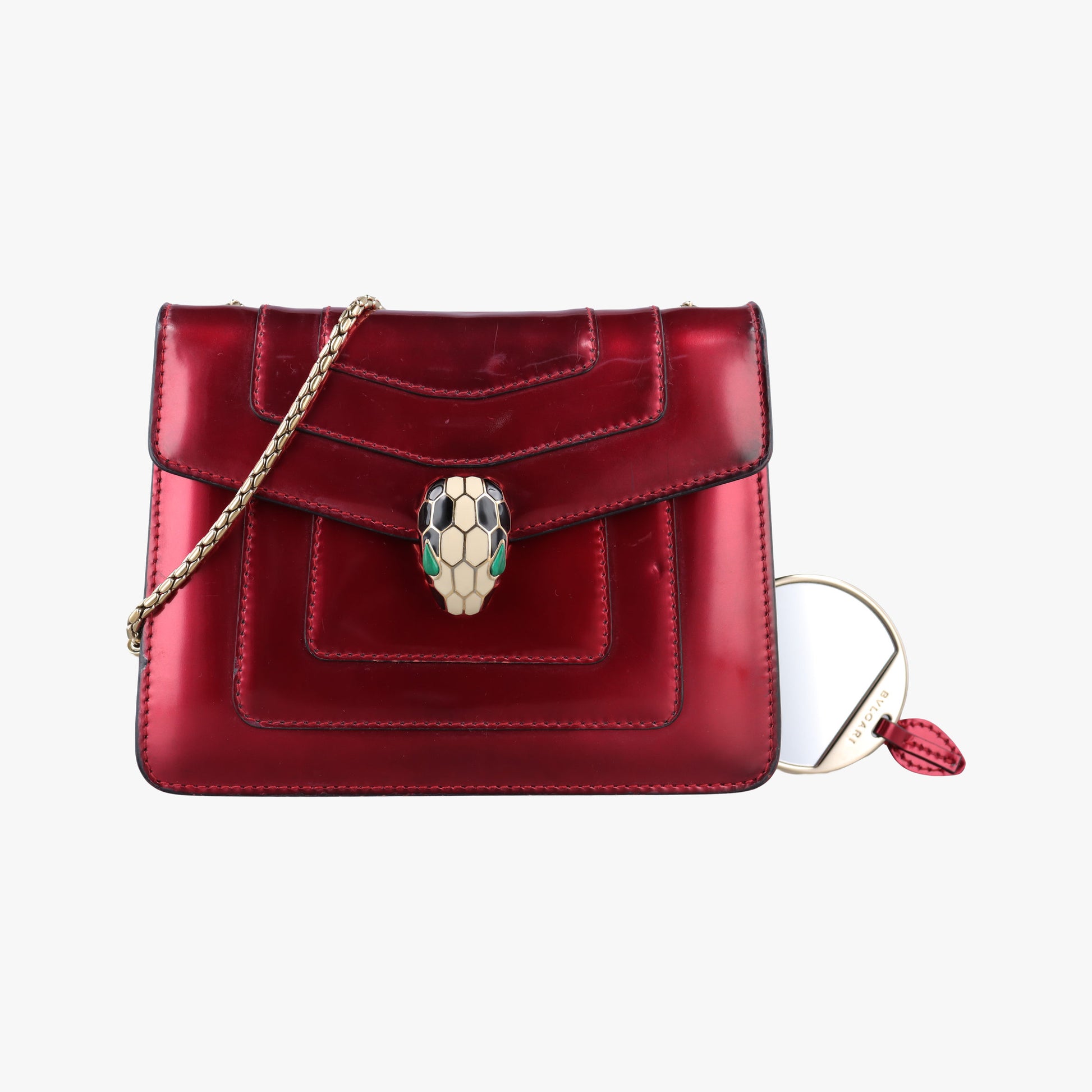 SERPENTI FOREVER Red Leather FK-L17-282174セルペンティ フォーエバー レッド レザー FK-L17-282174