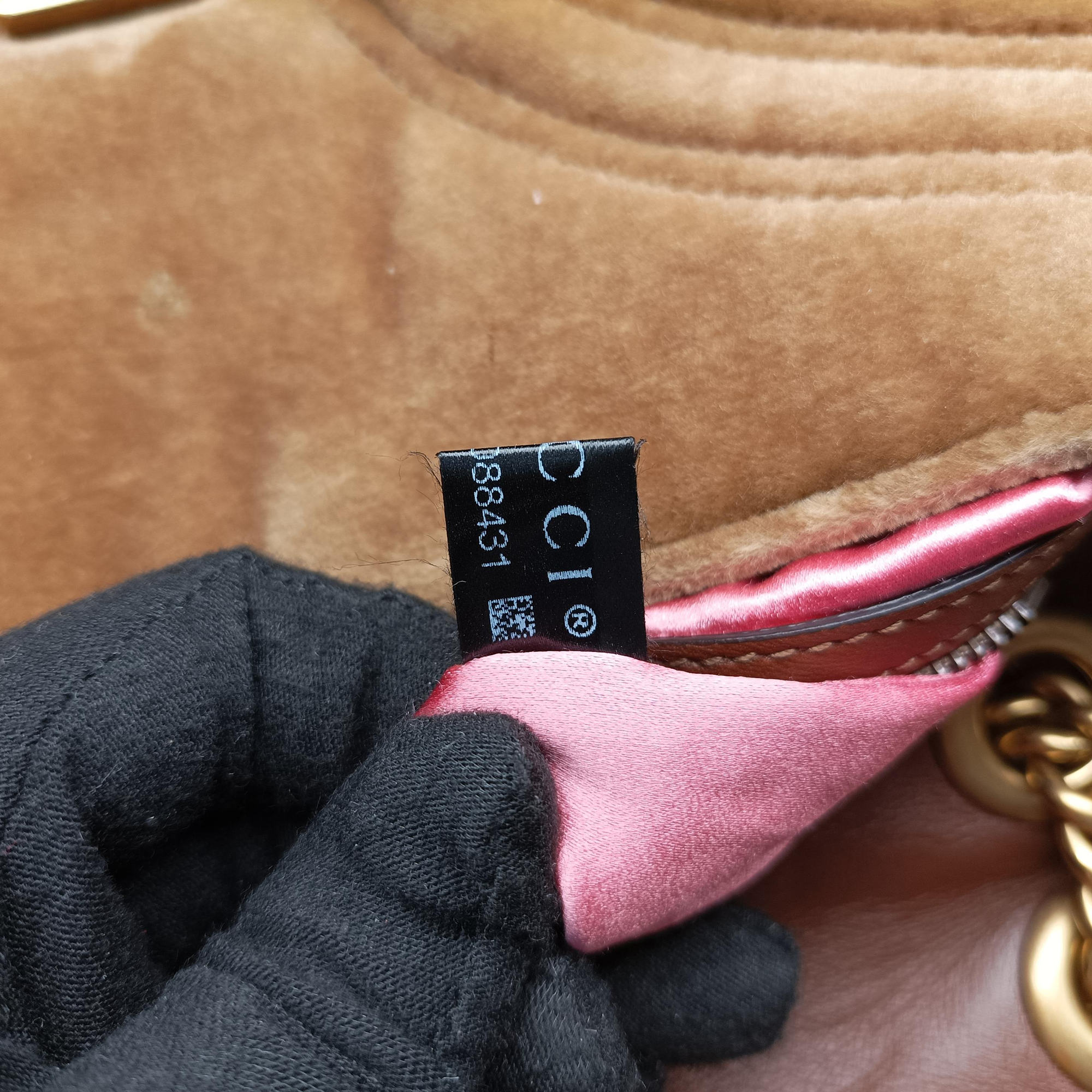 GG Marmont khaki velour 443497 D025088431GGマーモント カーキ ベロア 443497 D025088431
