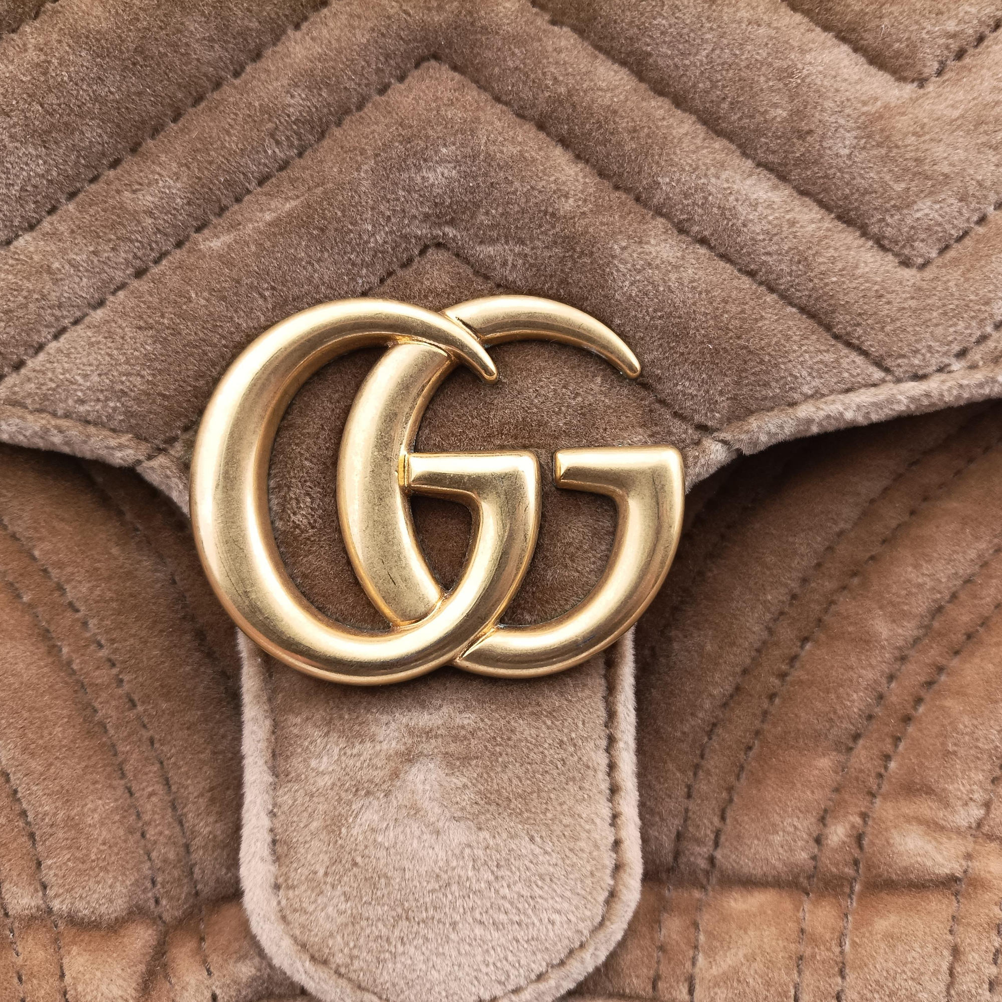 GG Marmont khaki velour 443497 D025088431GGマーモント カーキ ベロア 443497 D025088431
