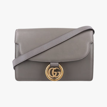 GG Ring GG Marmont Grey Leather 589474 A030215522GGリング GGマーモント グレー レザー 589474 A030215522