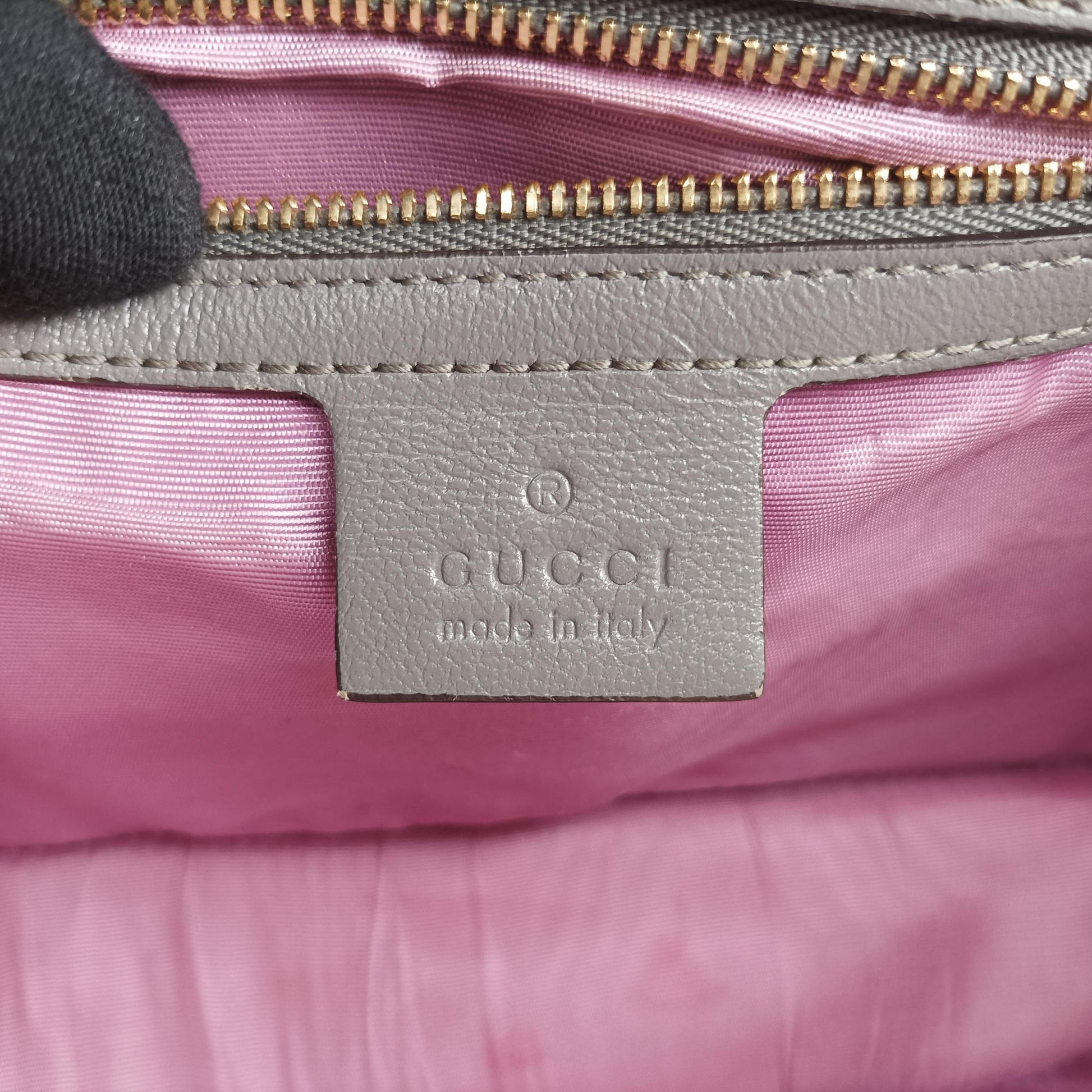 GG Ring GG Marmont Grey Leather 589474 A030215522GGリング GGマーモント グレー レザー 589474 A030215522