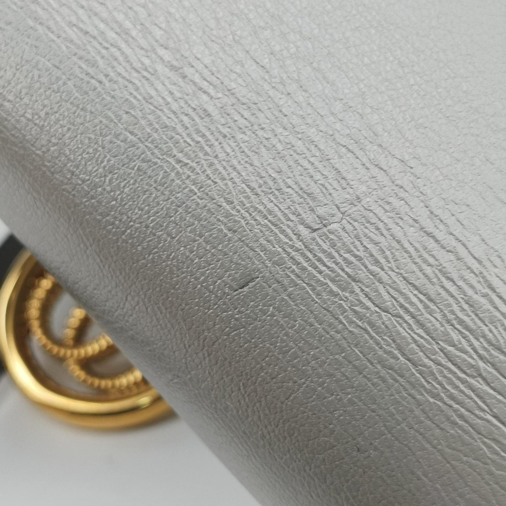 GG Ring GG Marmont Grey Leather 589474 A030215522GGリング GGマーモント グレー レザー 589474 A030215522