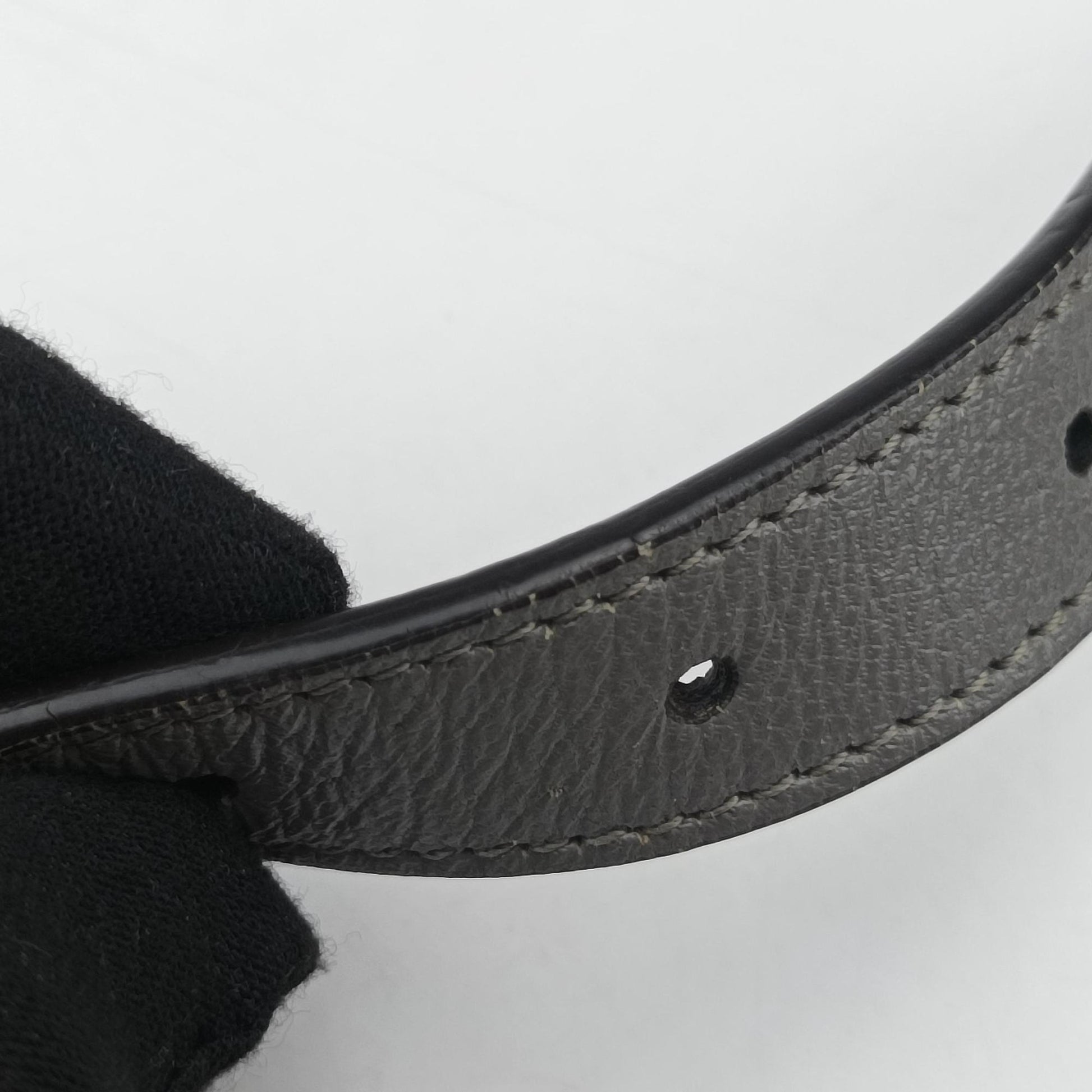 GG Ring GG Marmont Grey Leather 589474 A030215522GGリング GGマーモント グレー レザー 589474 A030215522