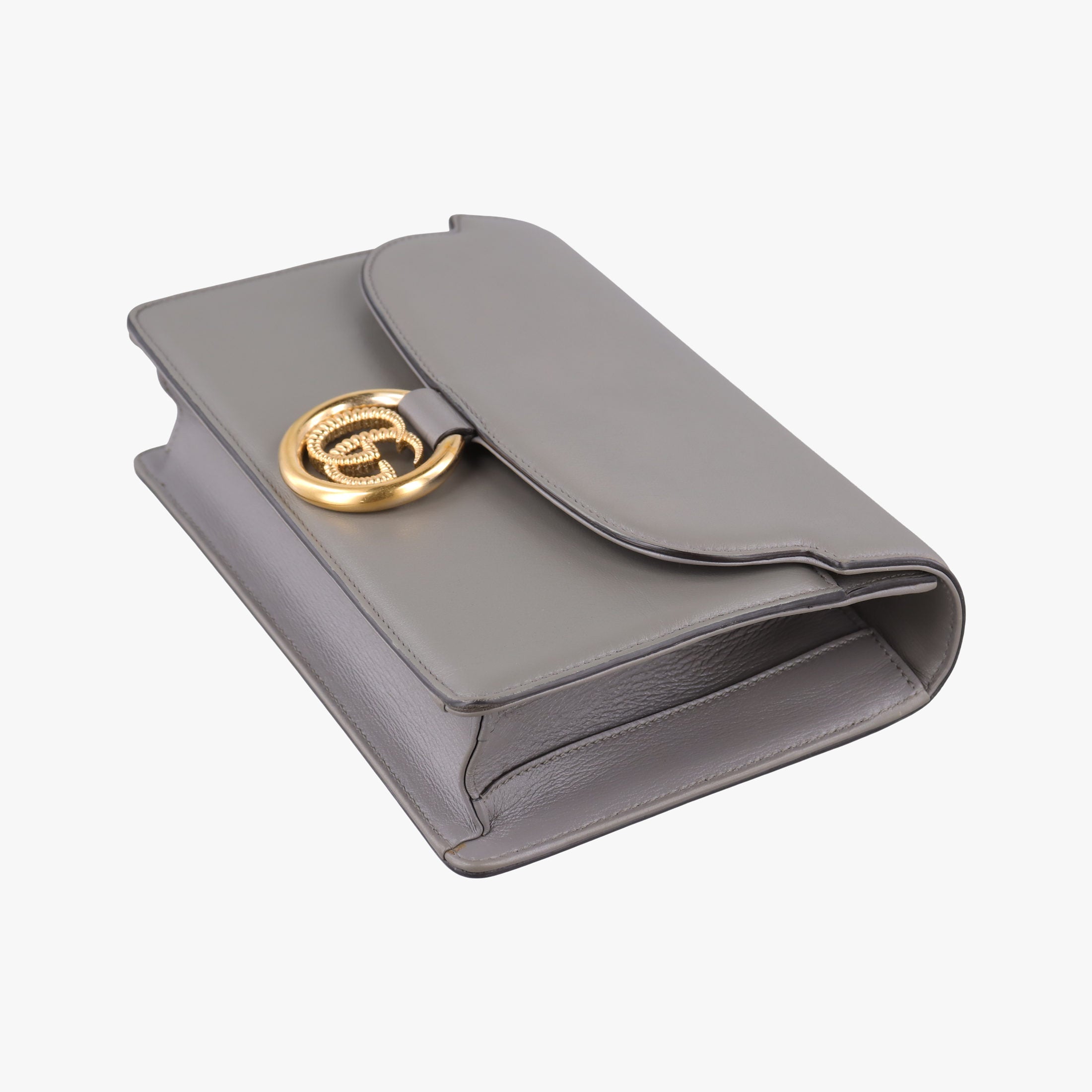 GG Ring GG Marmont Grey Leather 589474 A030215522GGリング GGマーモント グレー レザー 589474 A030215522