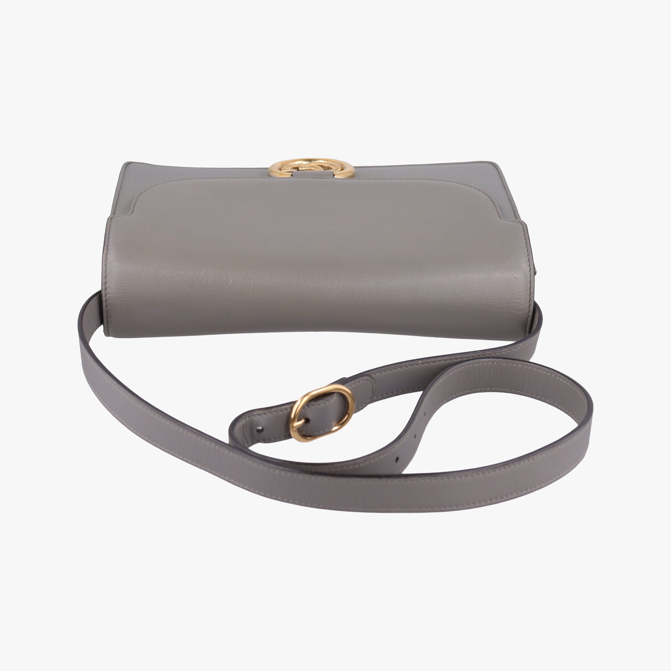 GG Ring GG Marmont Grey Leather 589474 A030215522GGリング GGマーモント グレー レザー 589474 A030215522