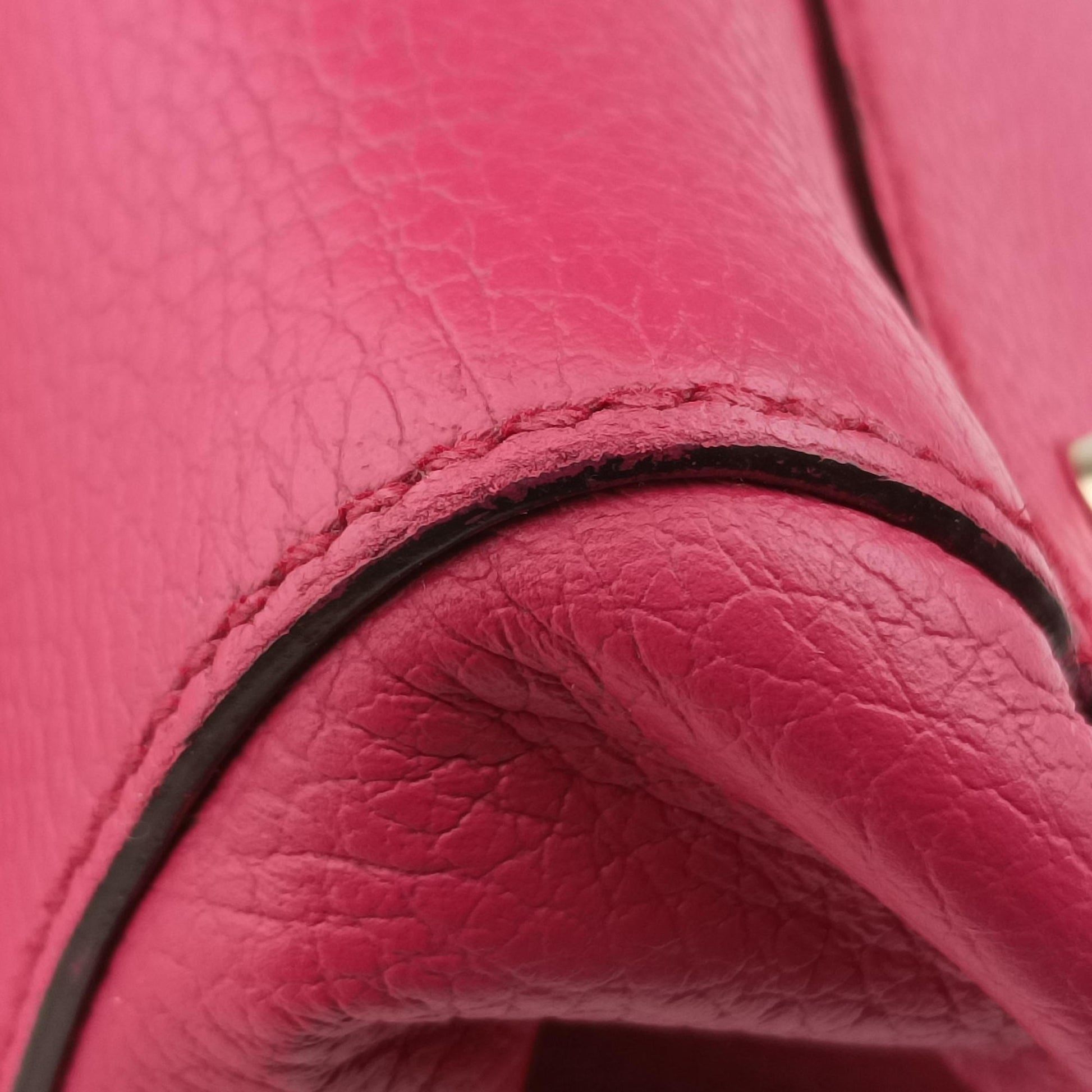 Swing Top Handle Rose Leather 377772 E017530578スウィング ローズ レッド レザー 377772 E017530578
