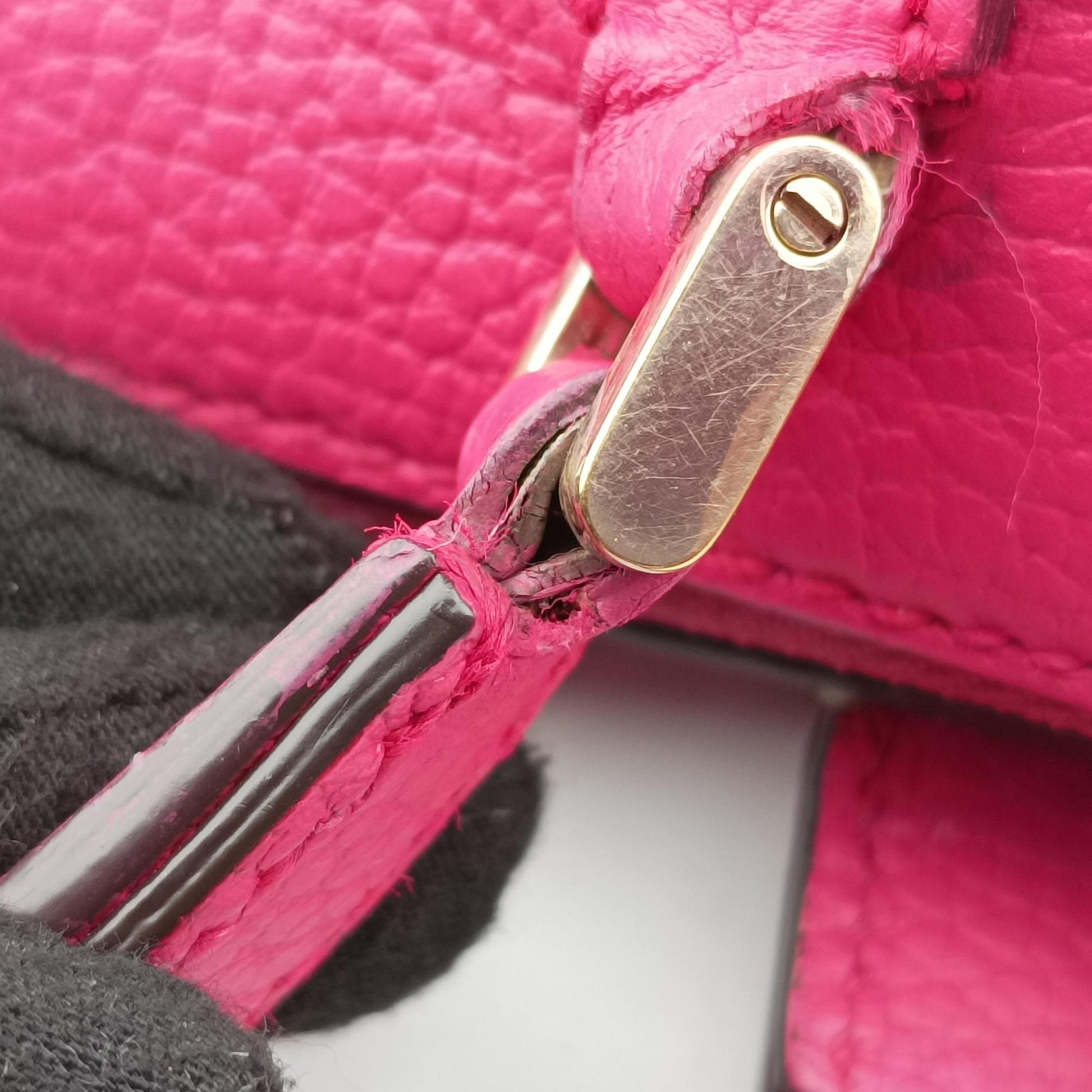 Swing Top Handle Rose Leather 377772 E017530578スウィング ローズ レッド レザー 377772 E017530578