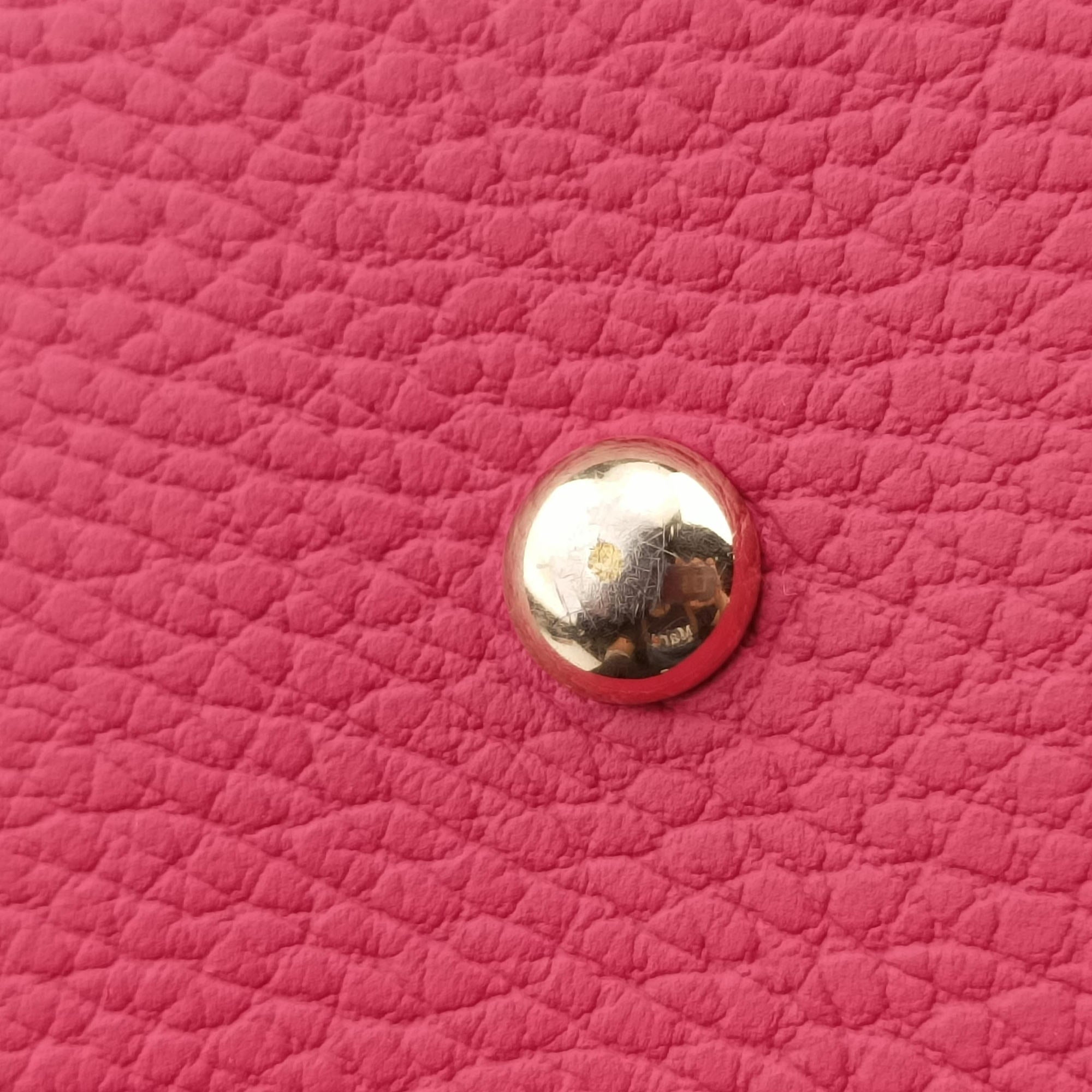 Swing Top Handle Rose Leather 377772 E017530578スウィング ローズ レッド レザー 377772 E017530578