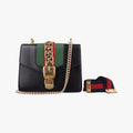 Sylvie Black×red×green Leather 431666 G021242669シルヴィ ブラック×レッド×グリーン レザー 431666 G021242669