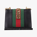 Sylvie Black×red×green Leather 431666 G021242669シルヴィ ブラック×レッド×グリーン レザー 431666 G021242669