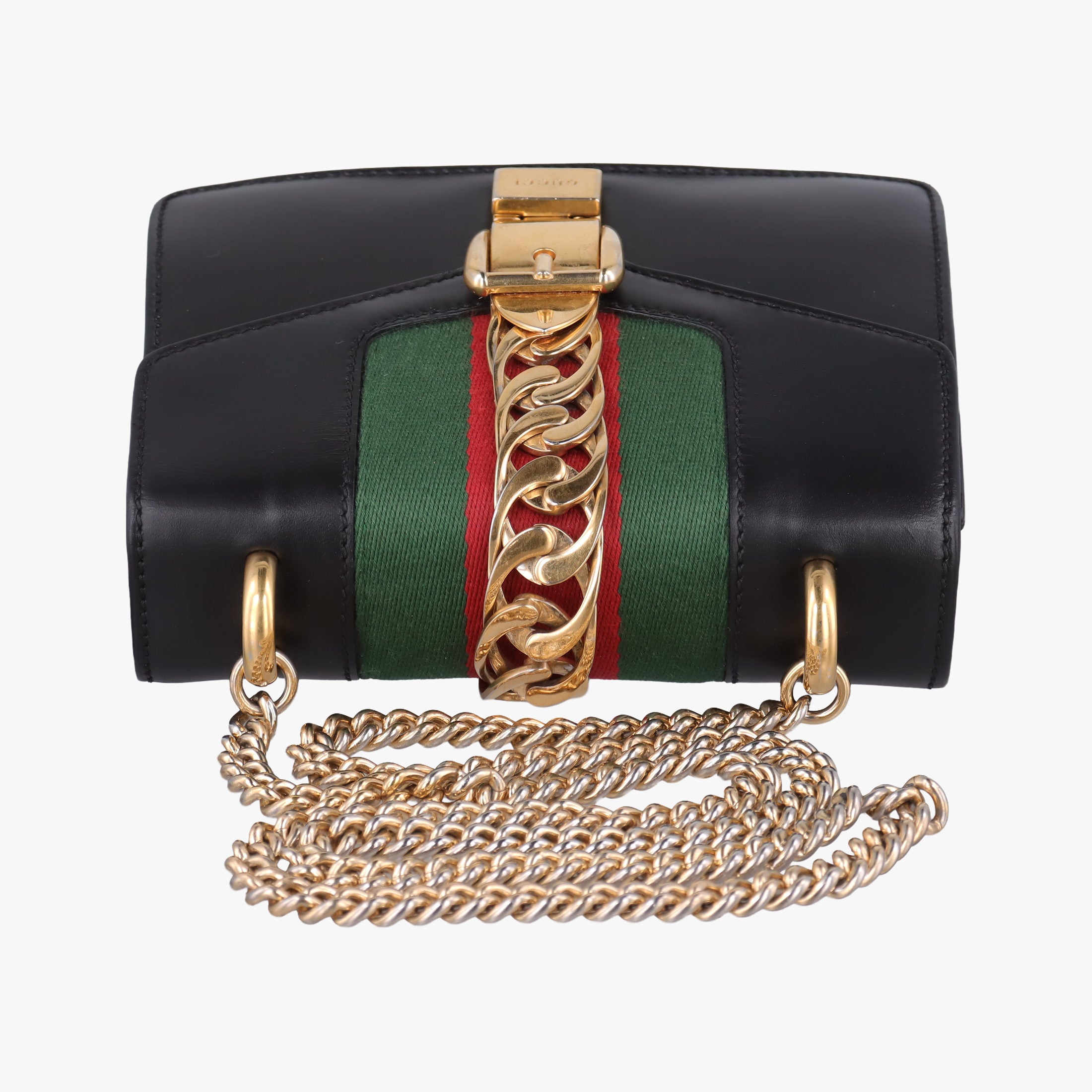 Sylvie Black×red×green Leather 431666 G021242669シルヴィ ブラック×レッド×グリーン レザー 431666 G021242669