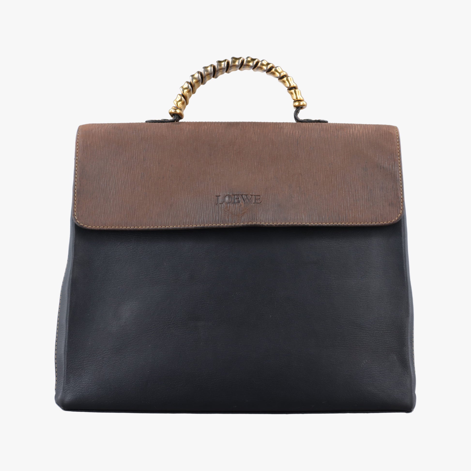 Velazquez Brown × Black Calfskin ベラスケス ブラウン × ブラック レザー 