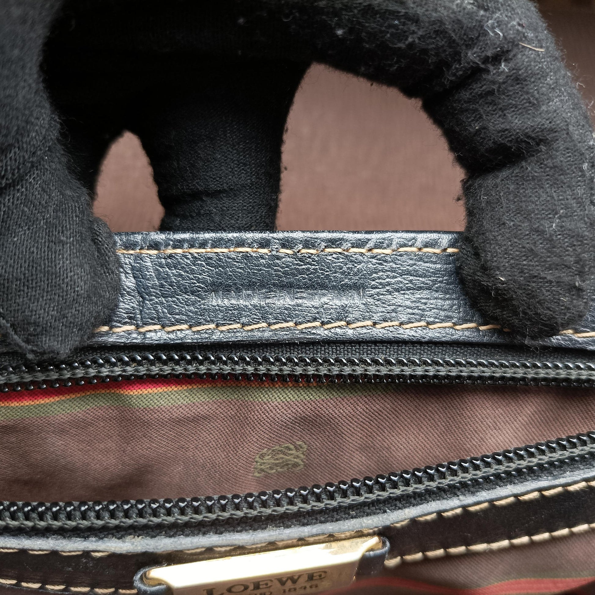 Velazquez Brown × Black Calfskin ベラスケス ブラウン × ブラック レザー 