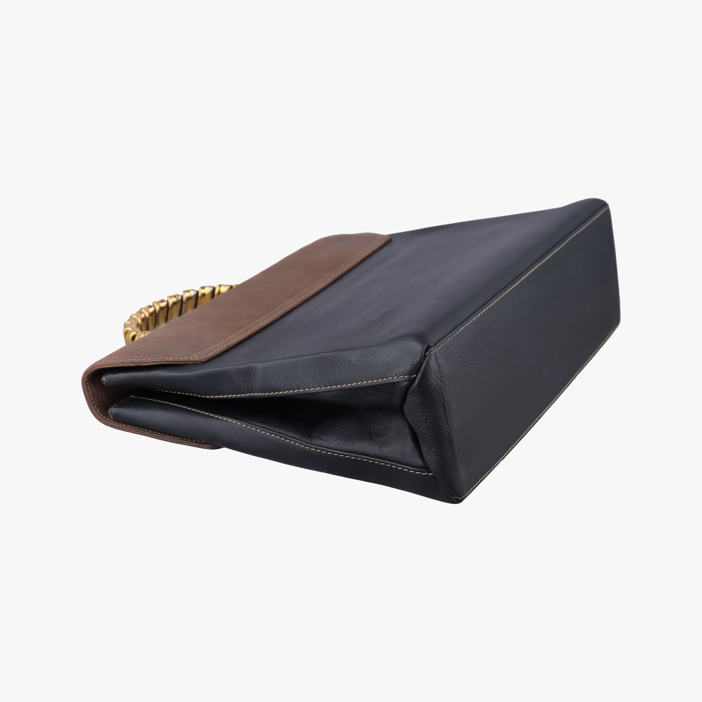 Velazquez Brown × Black Calfskin ベラスケス ブラウン × ブラック レザー 