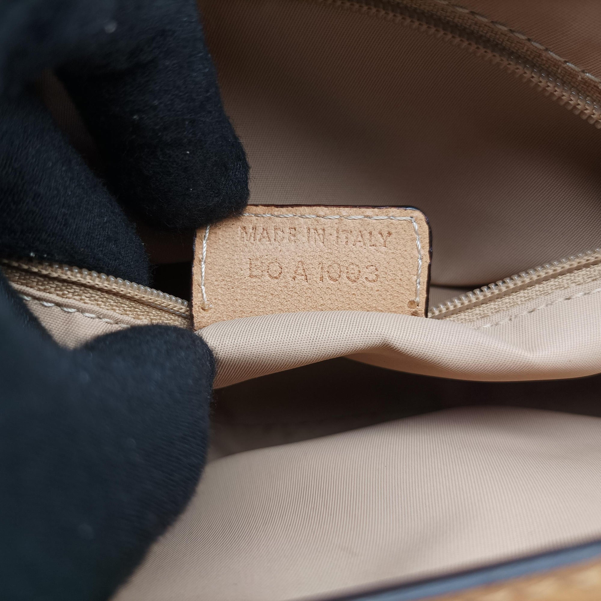 Street Chic Camel Canvas × Leather LO A 1003ストリートシック キャメル キャンバス×レザー LO A 1003