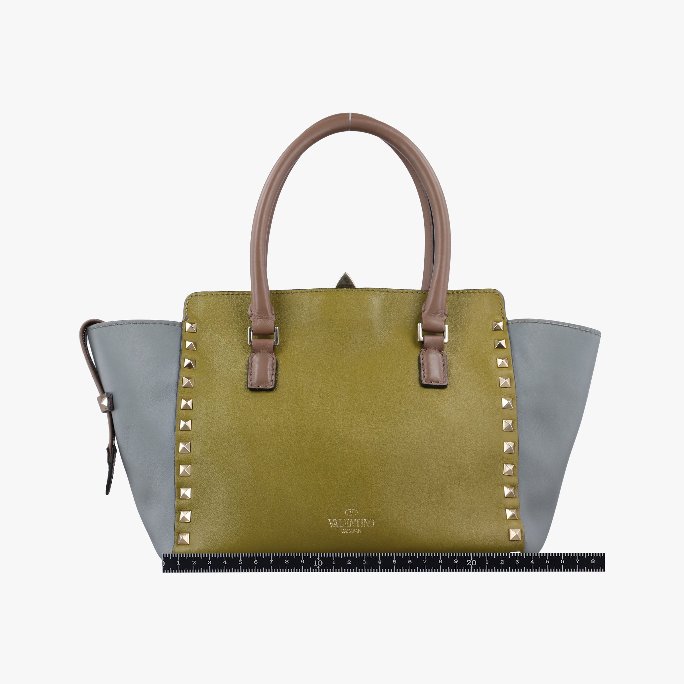 Rockstud Orange × Gray Leather BGH540VMQ3ロックスタッズ オレンジ × グレー レザー BGH540VMQ3