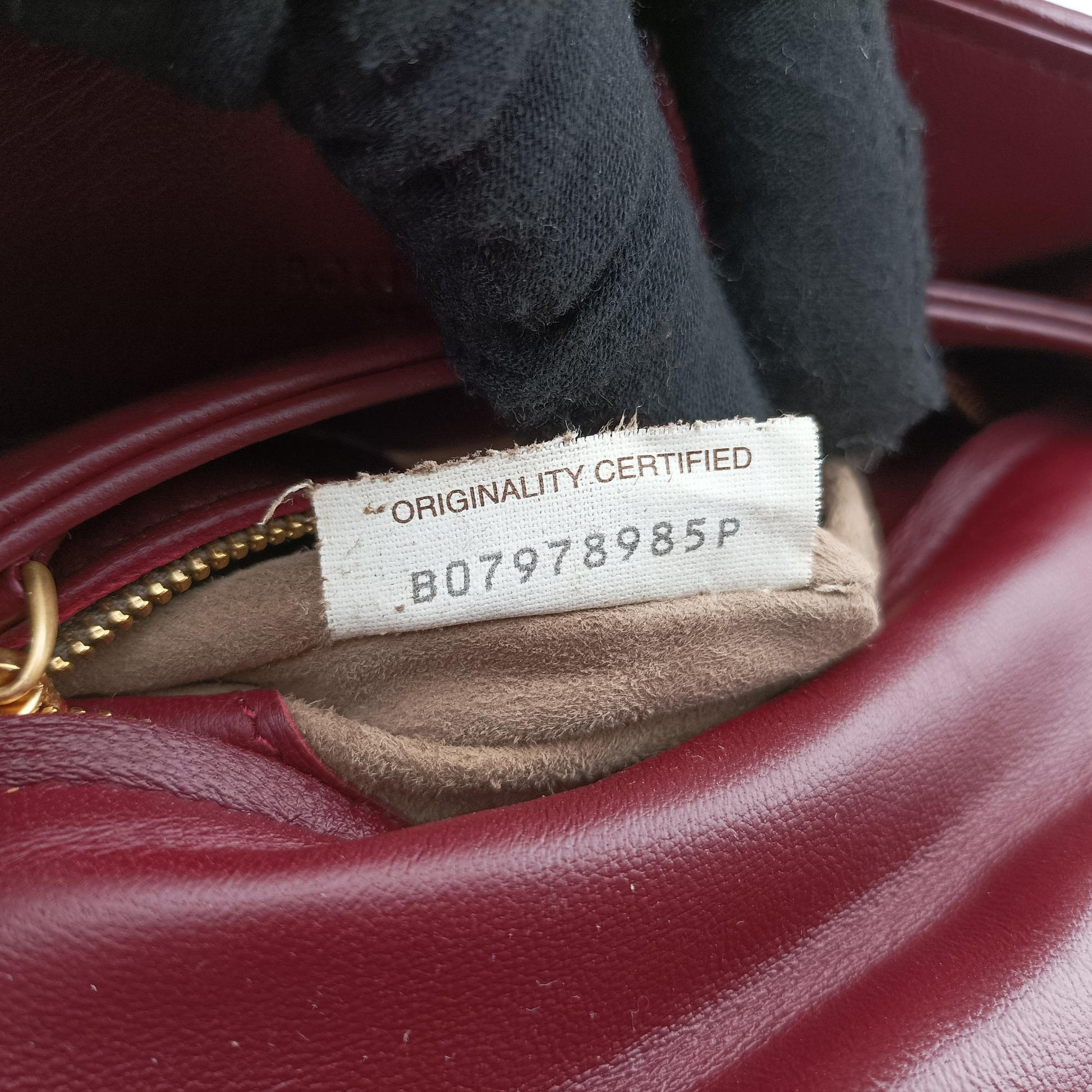 Intrecciato Olimpia Burgundy lambskin B07978985Pイントレチャート オリンピア ワインレッド ラムスキン B07978985P