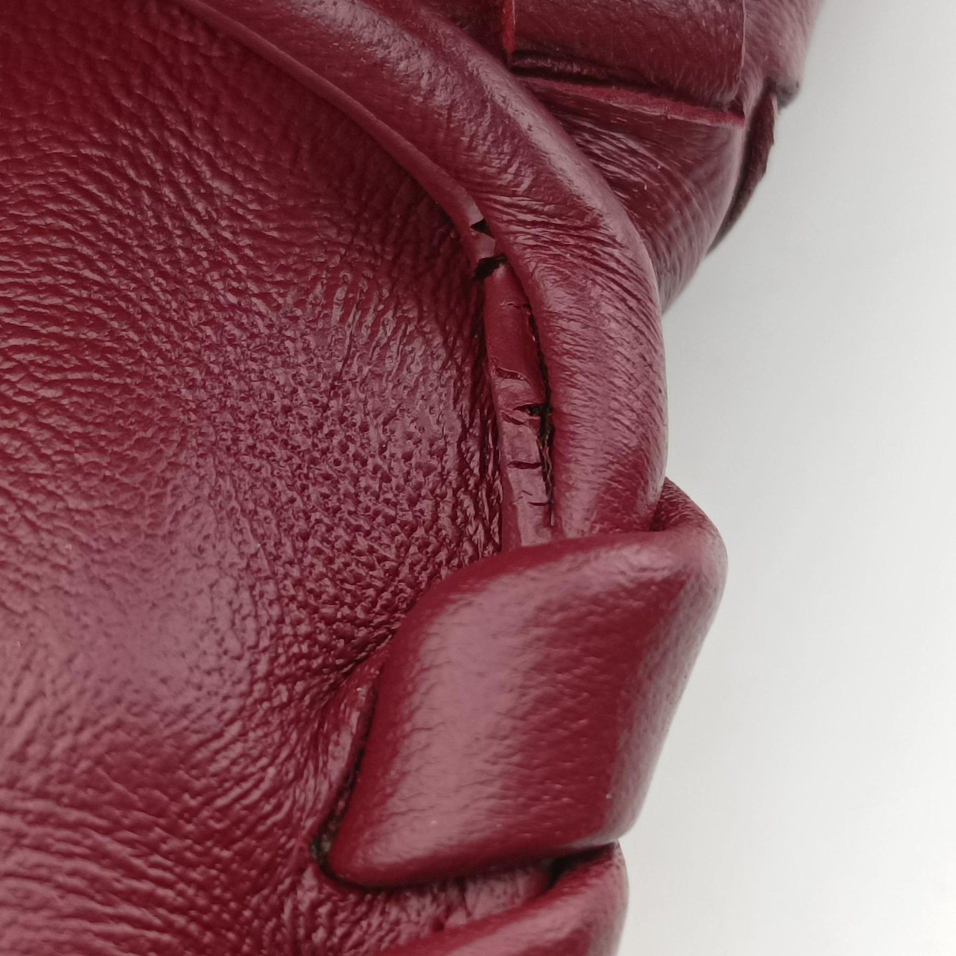 Intrecciato Olimpia Burgundy lambskin B07978985Pイントレチャート オリンピア ワインレッド ラムスキン B07978985P