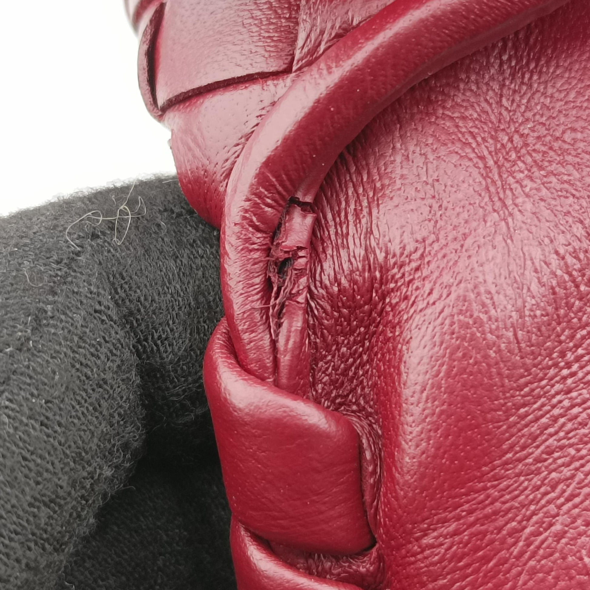 Intrecciato Olimpia Burgundy lambskin B07978985Pイントレチャート オリンピア ワインレッド ラムスキン B07978985P