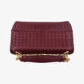 Intrecciato Olimpia Burgundy lambskin B07978985Pイントレチャート オリンピア ワインレッド ラムスキン B07978985P