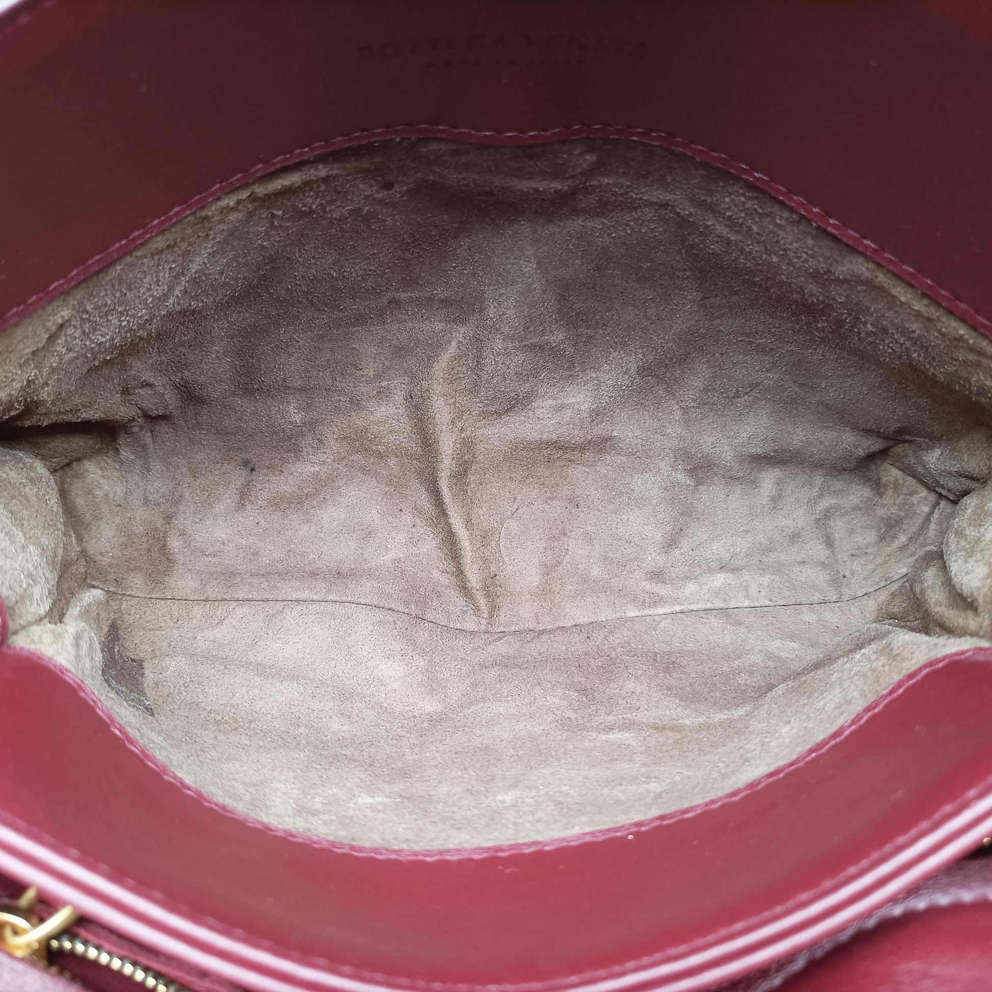 Intrecciato Olimpia Burgundy lambskin B07978985Pイントレチャート オリンピア ワインレッド ラムスキン B07978985P