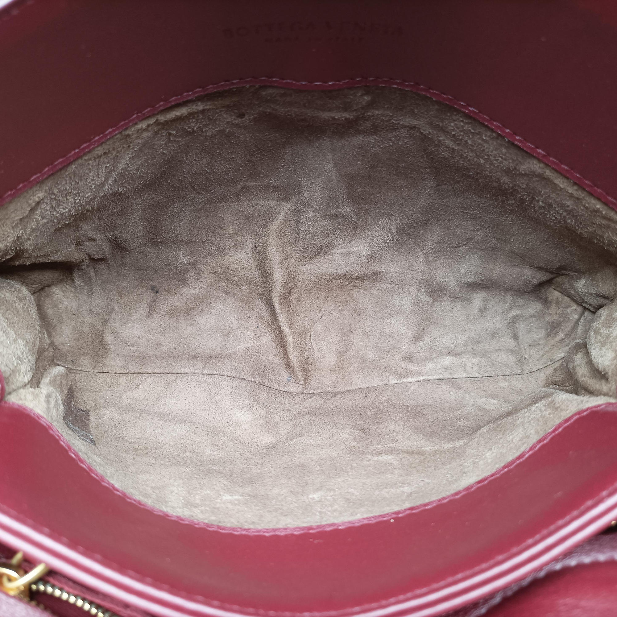 Intrecciato Olimpia Burgundy lambskin B07978985Pイントレチャート オリンピア ワインレッド ラムスキン B07978985P
