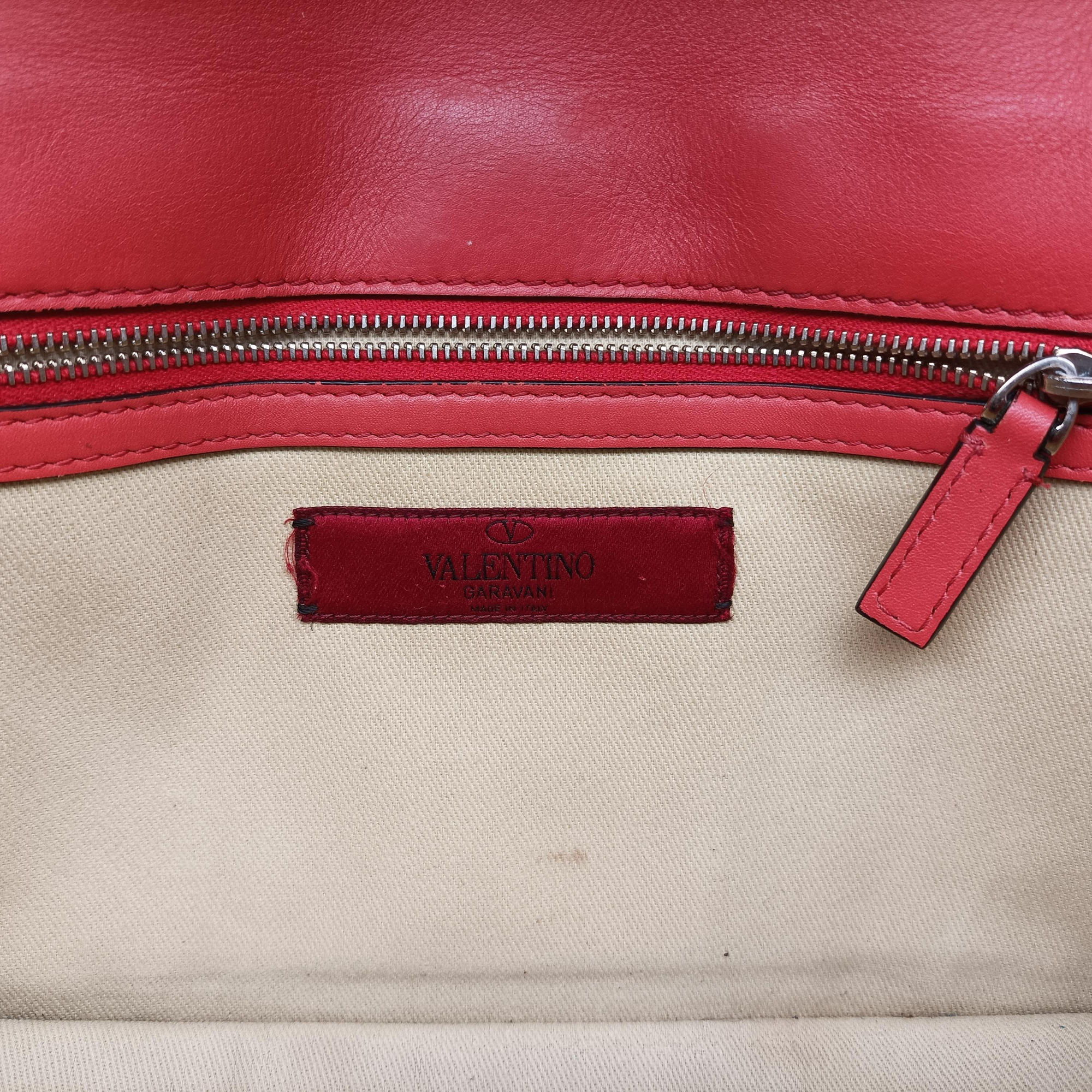 Rockstud Glam Lock Red Leather BL-K398VIT2ロックスタッズグラムロックミディアム レッド レザー BL-K398VIT2