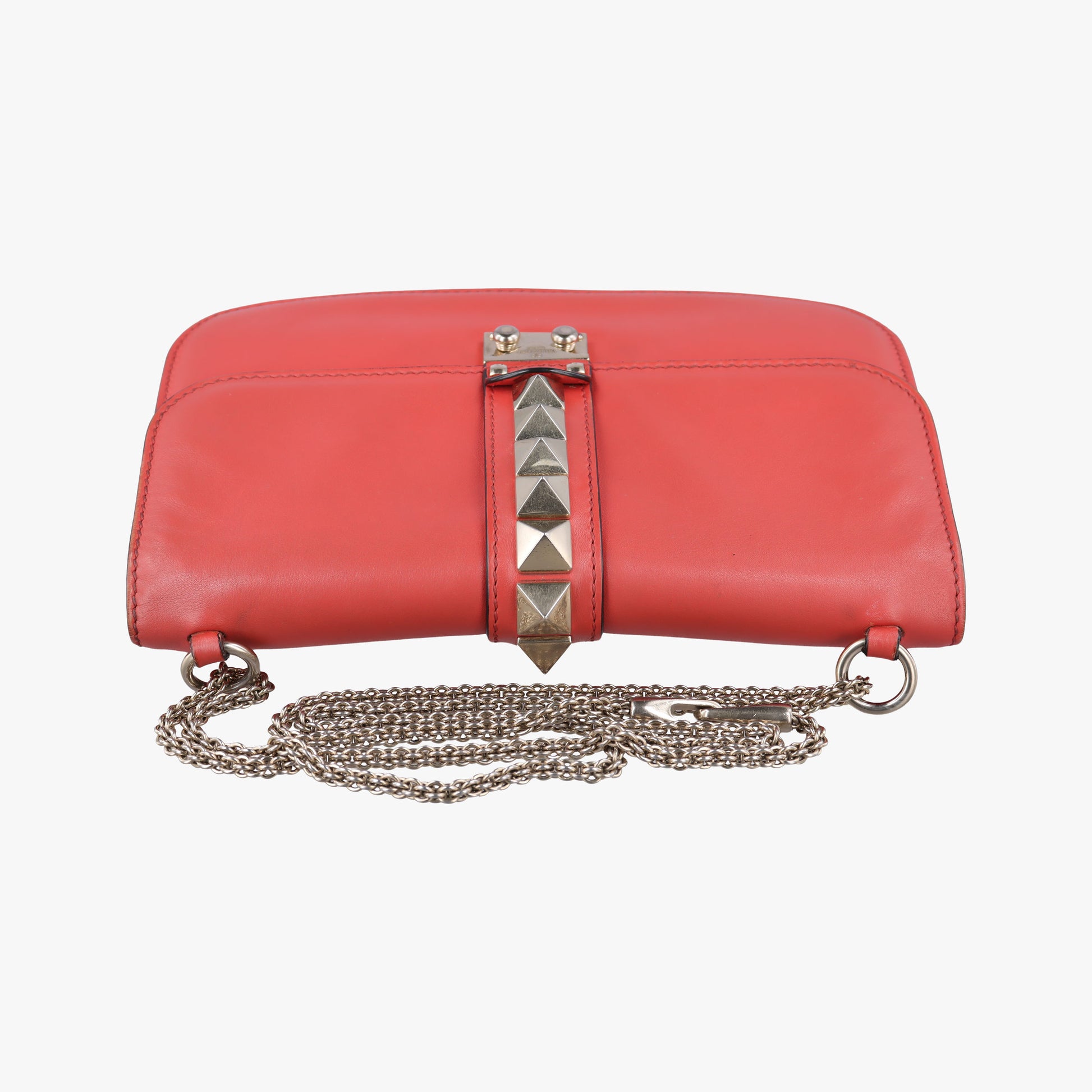 Rockstud Glam Lock Red Leather BL-K398VIT2ロックスタッズグラムロックミディアム レッド レザー BL-K398VIT2