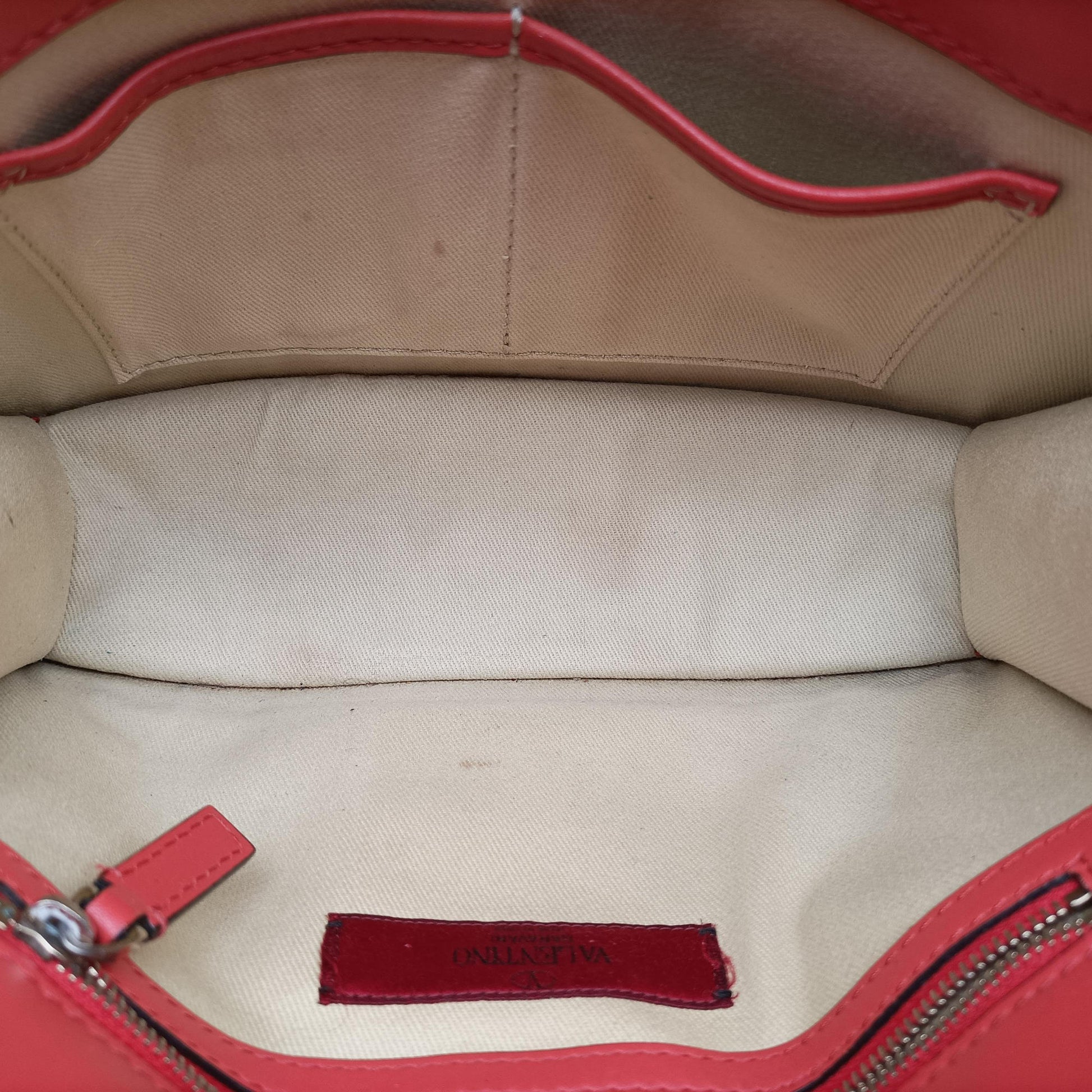 Rockstud Glam Lock Red Leather BL-K398VIT2ロックスタッズグラムロックミディアム レッド レザー BL-K398VIT2