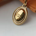 Lady Dior Orange lambskin 16-BO-1102レディディオール オレンジ ラムスキン 16-BO-1102
