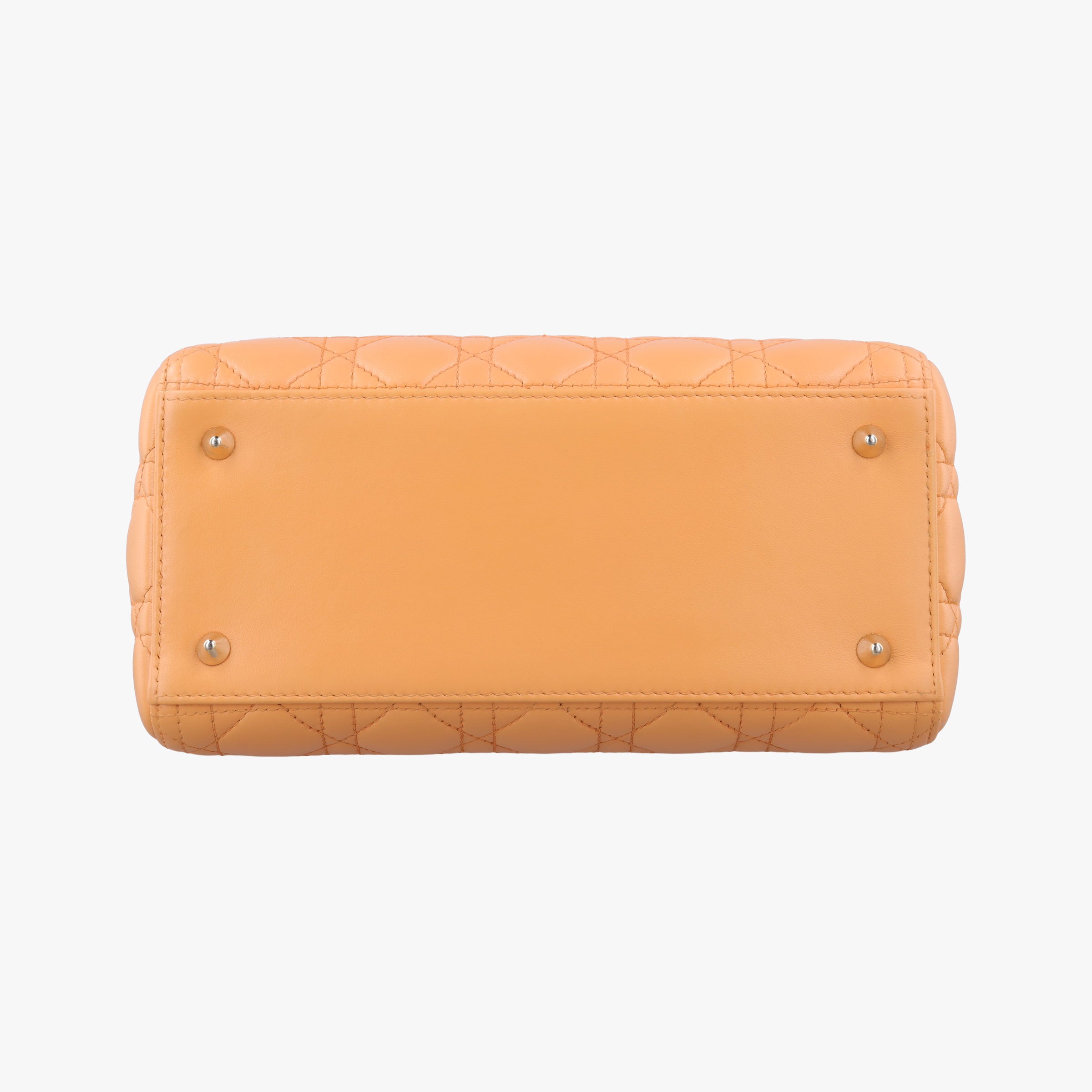 Lady Dior Orange lambskin 16-BO-1102レディディオール オレンジ ラムスキン 16-BO-1102