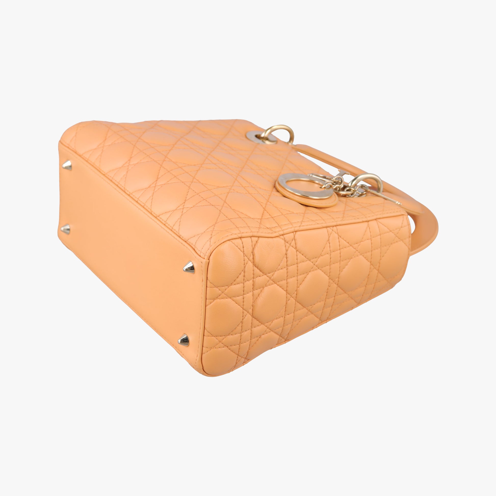 Lady Dior Orange lambskin 16-BO-1102レディディオール オレンジ ラムスキン 16-BO-1102