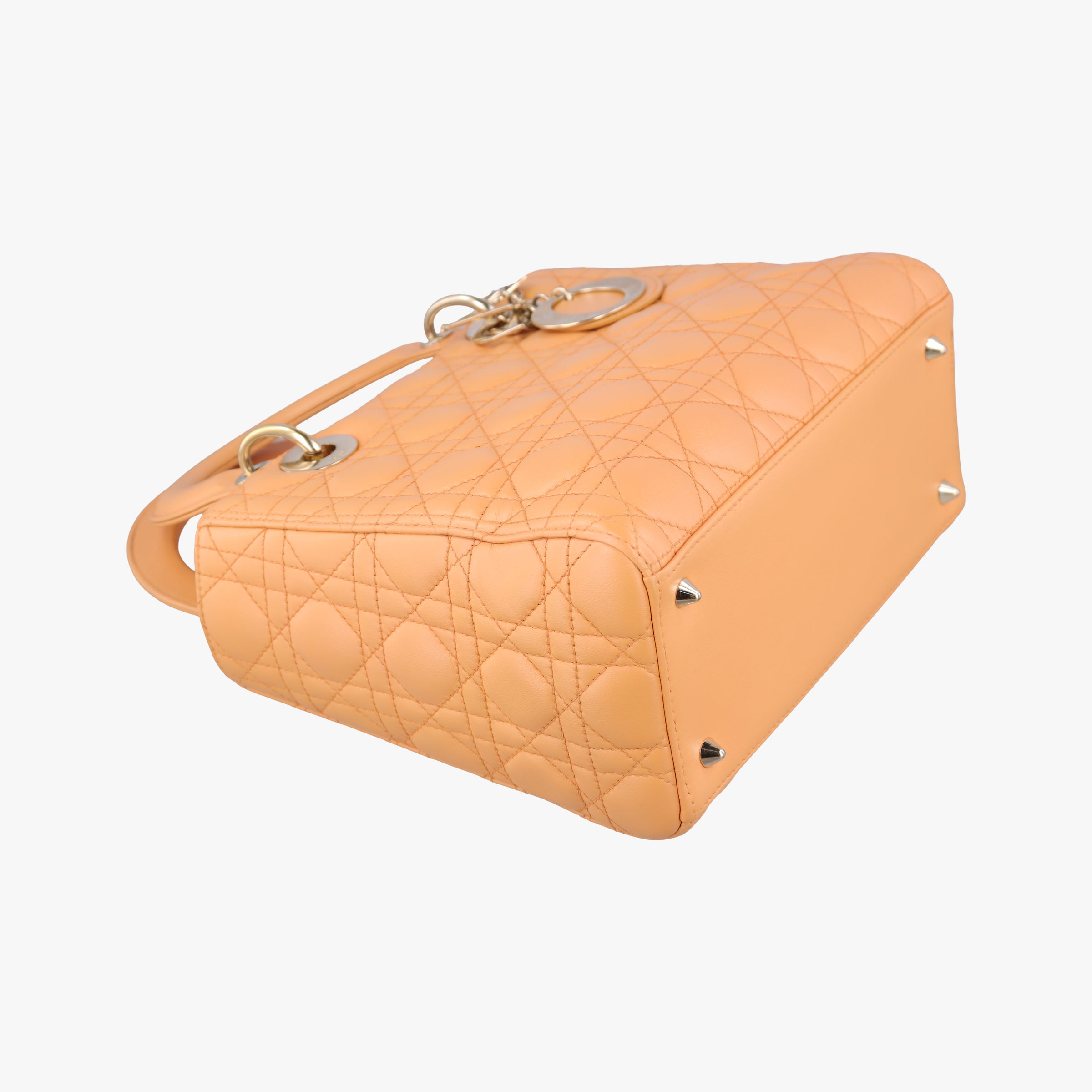 Lady Dior Orange lambskin 16-BO-1102レディディオール オレンジ ラムスキン 16-BO-1102