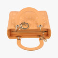 Lady Dior Orange lambskin 16-BO-1102レディディオール オレンジ ラムスキン 16-BO-1102