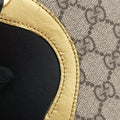 Osiride beige×Black×Golden PVC coated canvas×leather 500781 D023180432オジリデ ベージュ×ブラック×ゴールド PVCコーティングキャンバス×レザー 500781 D023180432