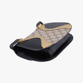 Osiride beige×Black×Golden PVC coated canvas×leather 500781 D023180432オジリデ ベージュ×ブラック×ゴールド PVCコーティングキャンバス×レザー 500781 D023180432