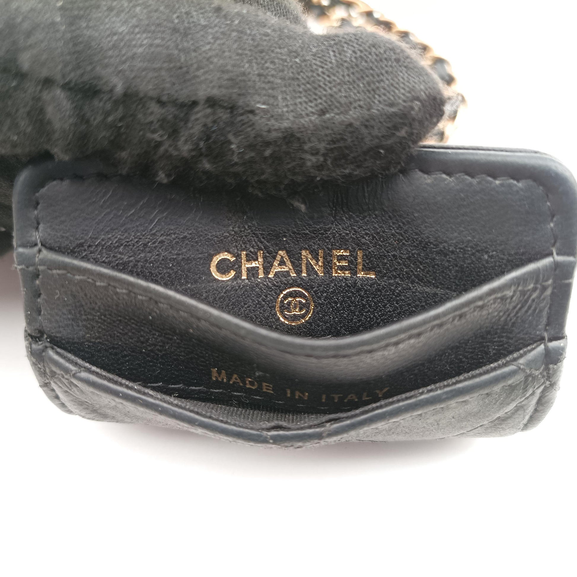 CC Logo Matelasse Card Case Black lambskin AP0711 28444971ココマーク マトラッセ  カードケース ブラック ラムスキン AP0711 28444971