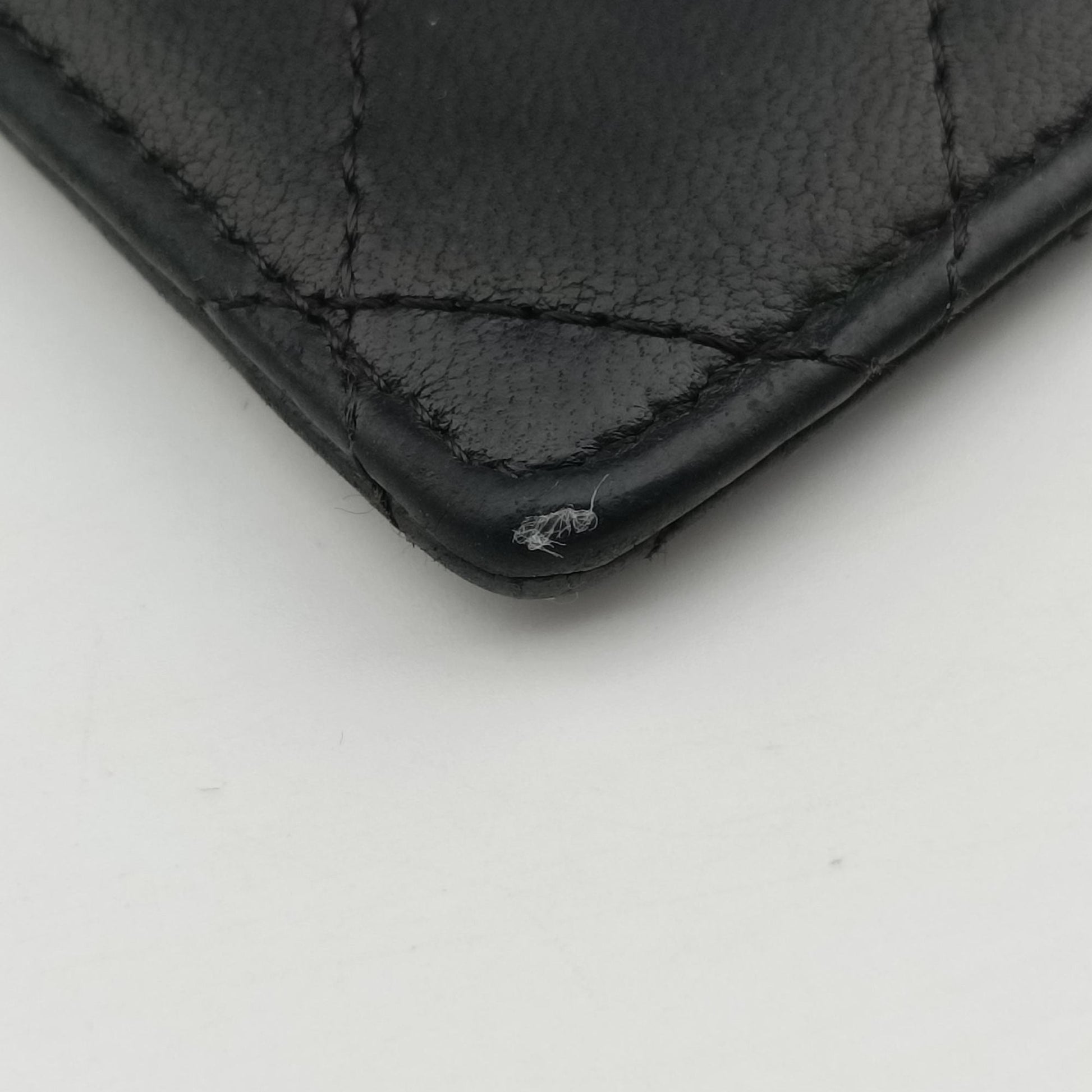 CC Logo Matelasse Card Case Black lambskin AP0711 28444971ココマーク マトラッセ  カードケース ブラック ラムスキン AP0711 28444971